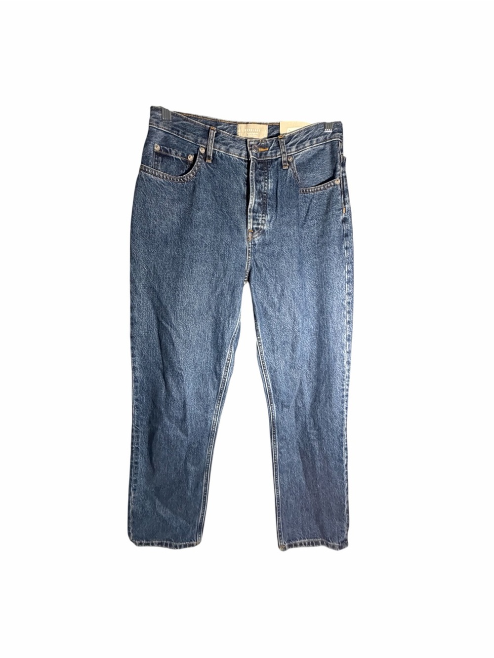 NWT Everlane The 90's High Rise Crop Cheeky Jeans Sz 28
